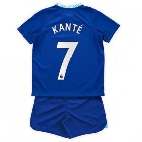 Jalkapallo Pelipaidat/Peliasut Chelsea Kante 7 Lasten Kotipelipaita 2022-23